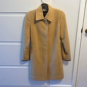 Coach XS Camel Hair Coat